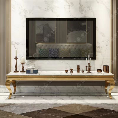 comprar Aço inoxidável Modern TV Cabinet Console Mesas de café 2M online manufacture