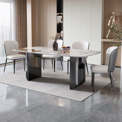 comprar Loja de luxo leve Quadrado Mesas de jantar de mármore Largura 0,9m/1m online manufacture