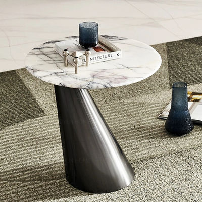 comprar Sofá de aço inoxidável de mármore, mesa lateral, mesa telefónica online manufacture