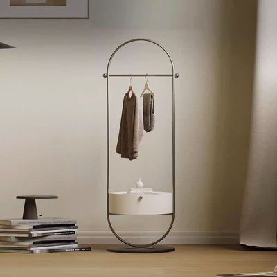 comprar Modern Luxury Gold/Silver Floor Coat Rack Com Armário de Armazenamento online manufacture