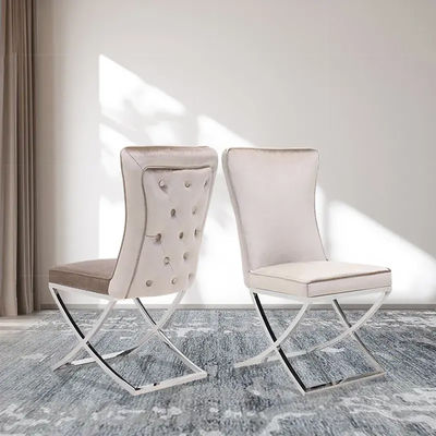 comprar Moderno design veludo estofado mesa de jantar mobiliário cadeira online manufacture